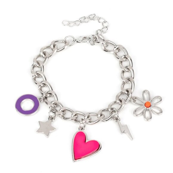 Paparazzi Jewelry - Living in CHARM-ony - Multi Necklace and Bracelet - Picture 5 of 10